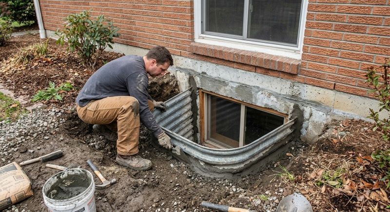 Window Well Cover Installation in Conroe, TX