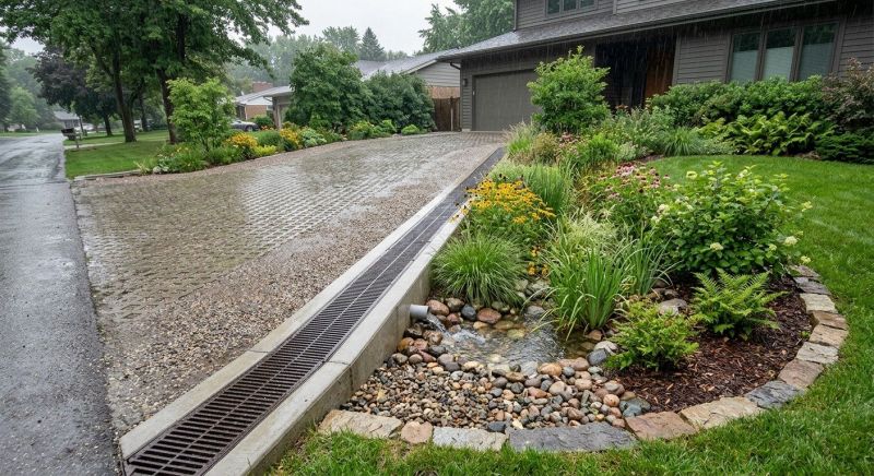 Driveway Surface Water Control Service