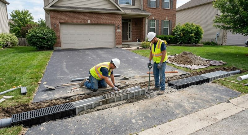 Driveway Surface Water Control Service